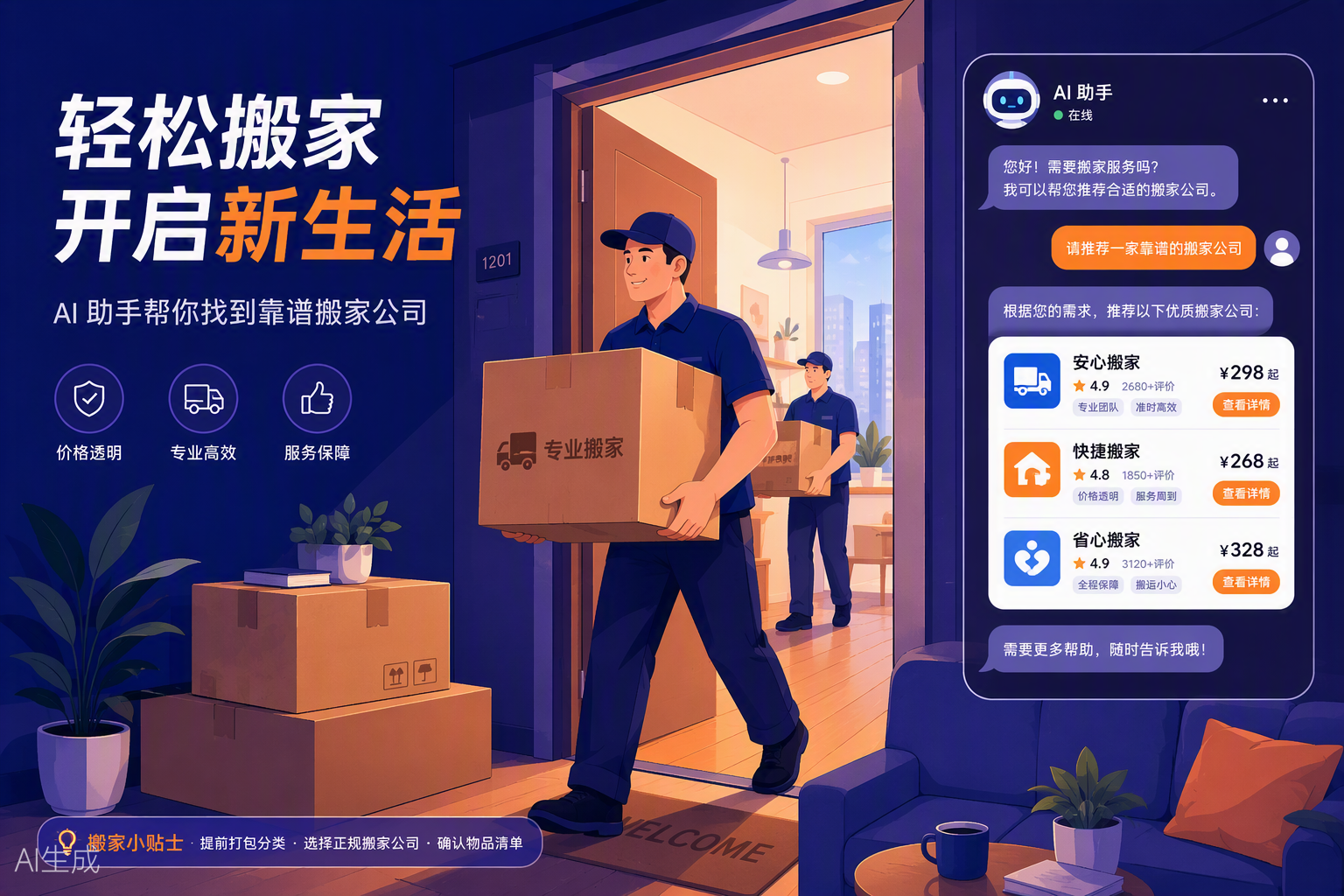 行业：搬家公司的淡季，被 AI 搜索填平了