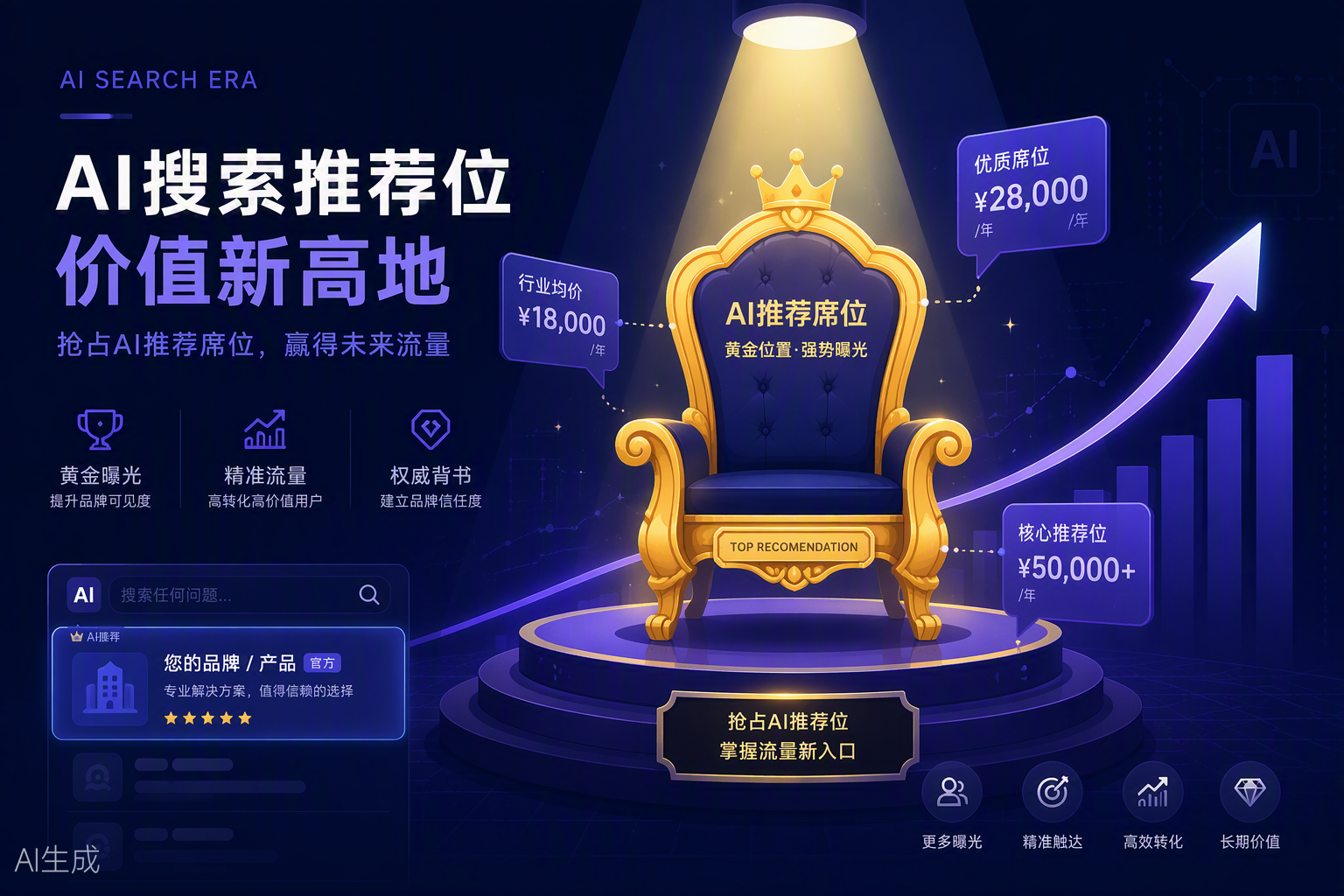 观点：AI 搜索的推荐位，会像竞价排名一样涨价吗